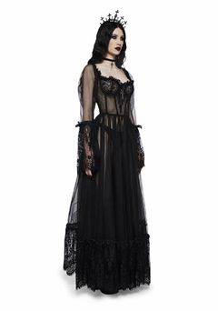 Super Maxi Vestido - Widow Black - Psycho Killer