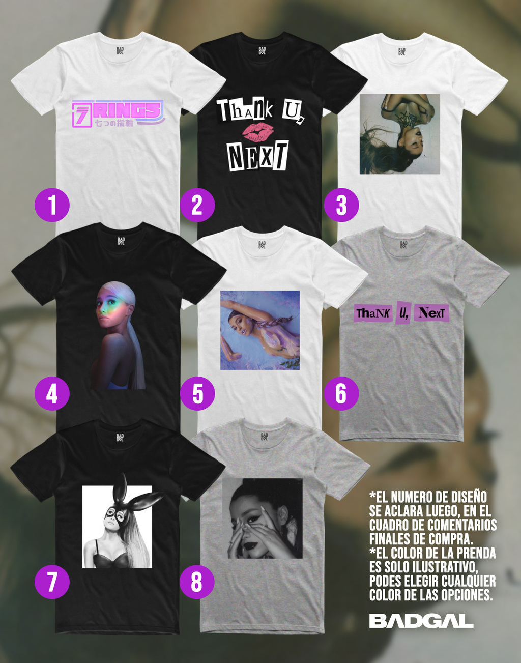 Remeras de ariana grande hotsell