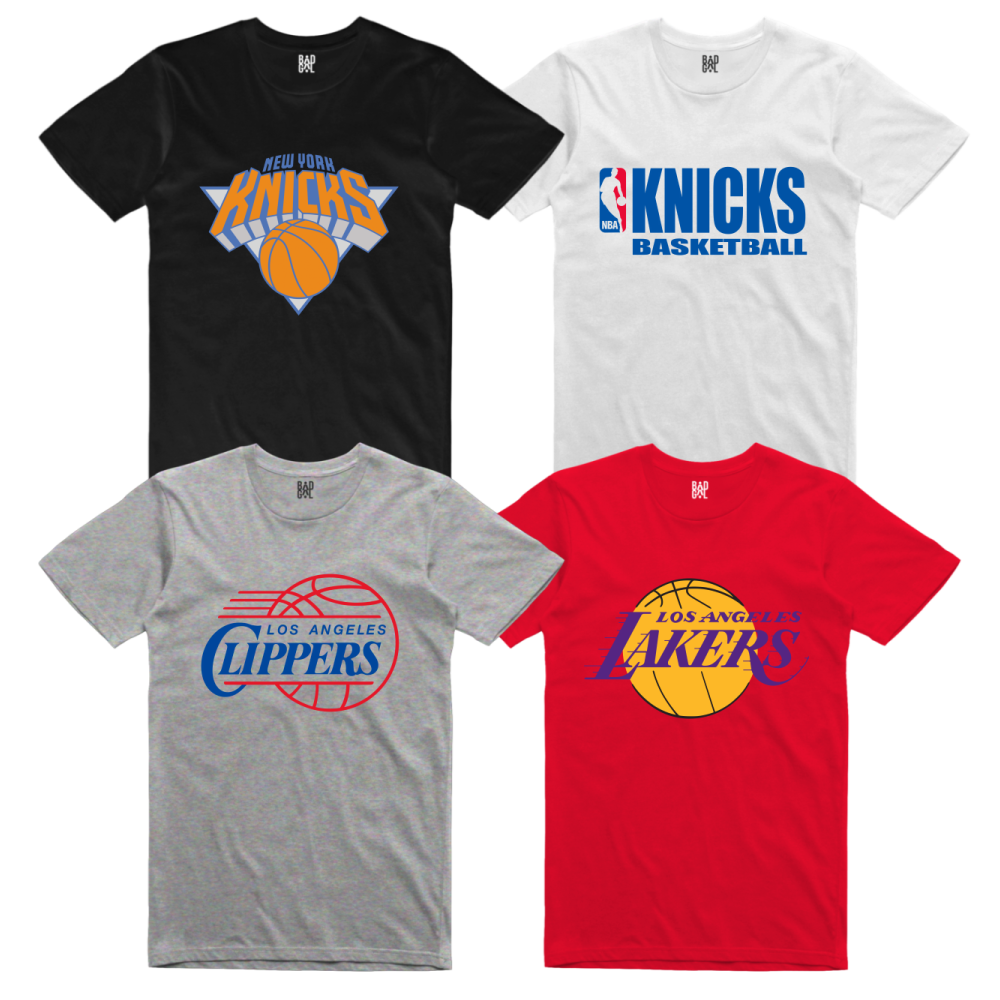 REMERAS BASKET NBA 8 DISENOS Comprar en BADGAL