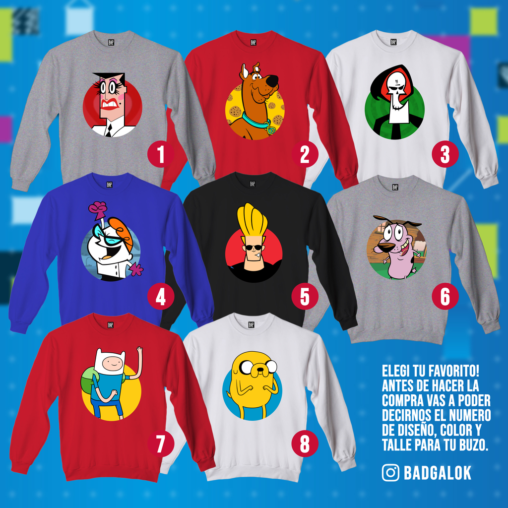 BUZOS CARTOON NETWORK Comprar en BADGAL