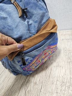 Mochila Jeans Mosaico - comprar online