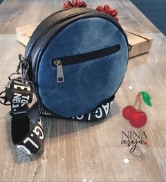 Bolsa Jeans Love Redonda - NinaCereja