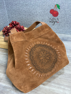 Bolsa Mandala Top Style em Couro - NinaCereja