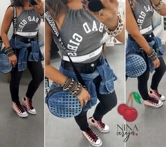 Bolsa Jeans Love Redonda