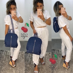 Bolsa e Mochila Jeans Clin - comprar online