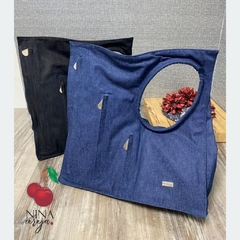 Bolsa Quadrada Jeans