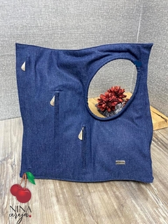 Bolsa Quadrada Jeans - NinaCereja