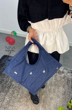 Bolsa Quadrada Jeans - loja online