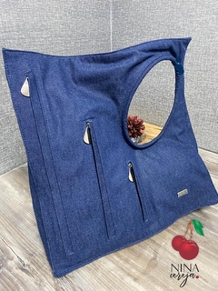 Imagem do Bolsa Quadrada Jeans