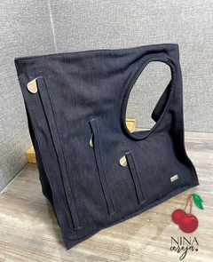 Bolsa Quadrada Jeans