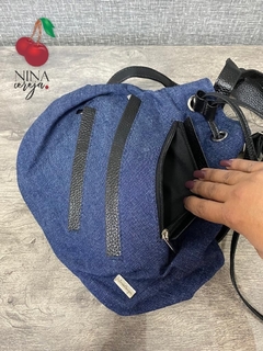 Bolsa e Mochila Saco Ziper Jeans - loja online