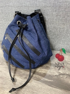 Bolsa e Mochila Saco Ziper Jeans