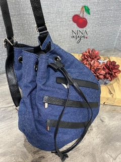 Bolsa e Mochila Saco Ziper Jeans - loja online