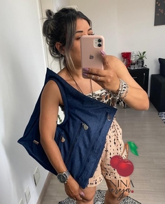 Bolsa Quadrada Jeans - NinaCereja