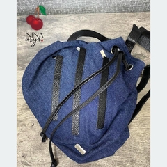 Bolsa e Mochila Saco Ziper Jeans