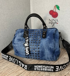 Bolsa Jeans Love Baú - Comprar em NinaCereja