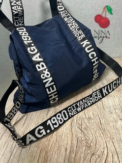 Bolsa Nylon Grande Escrita