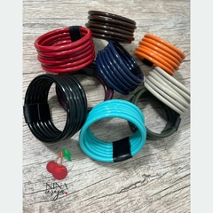 Kit Pulseiras Emborrachada