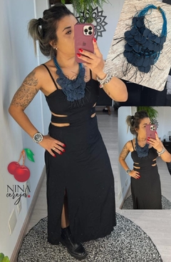 Colar Couro Style - NinaCereja