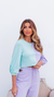 Blusa cropped bicolor - comprar online