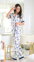Pijama la fleur bleue blusa curta + calça (envio 20/04)