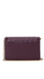 The victoria mini shoulder bag black violet woven - comprar online