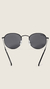 Round metal sunglasses pure black on internet