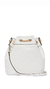 The victoria bucket bag white woven - comprar online