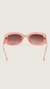 Retro rectangle sunglasses chalk rose - buy online