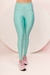 Legging canelada azul tiffany com bolso - Alette fitness