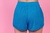 Short duplo run azul safire com cadarço - Alette fitness