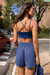 Linha Outwear - Conjunto Tweed Azul-Marinho - Alette fitness