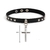 chocker gargantilha punk rock