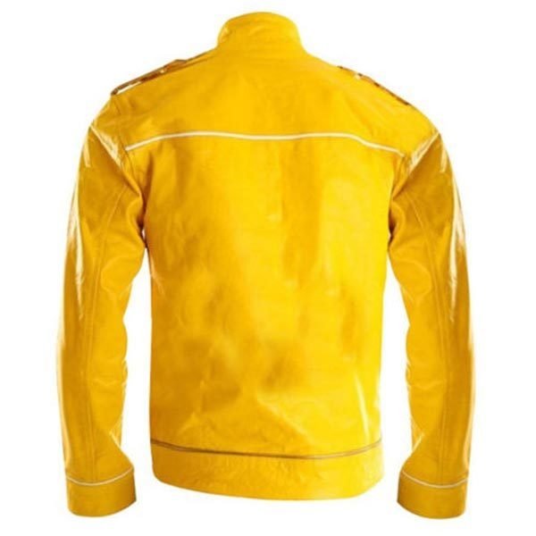 Jaqueta de Couro Amarela - Freddie Mercury