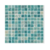 Malla de vidrio 30x30cm - Modelo Materia - Color Aqua