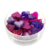 Mini Resinas x 50u. Corazoncitos Lilas/violetas