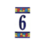 Azulejo Direcci¢n Multicolor Nro 6 on internet