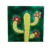 Toceto Diseño 10 x 10 cm (Modelo Tijuana) Cactus Fondo Verde - comprar online