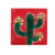 Toceto Dise¤o 10 x 10 cm (Modelo Tijuana) Cactus Fondo Rojo - comprar online