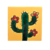 Toceto Dise¤o 10 x 10 cm (Modelo Tijuana) Cactus Fondo Amarillo - comprar online