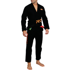 Kimono Jiu Jitsu ROKN Evolution NEON Preto - ROKN | Lifestyle & Sportswear