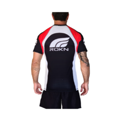 Camiseta ROKN Lycra Rashguard Manga Curta RANK Preto Masculino na internet