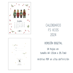 Calendario FS Kids 2024 * Versión DIGITAL - Tamaño Hoja 16cm x 22cm - tienda online