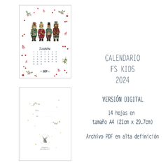 Calendario FS Kids 2024 * Versión DIGITAL - Tamaño Hoja A4 - tienda online