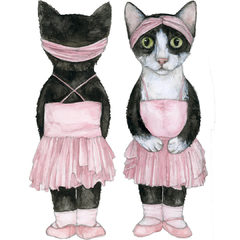 Tarjetitas Troqueladas - Amo los gatos! - comprar online