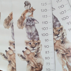 Medidor Infantil Tela Impresa Animalitos Child Growth Chart en internet