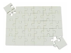 10 Rompecabezas Puzzles Madera Brillante Sublimar 17x8 Cm
