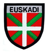 Parche Bordado Bandera Euskadi Vasca