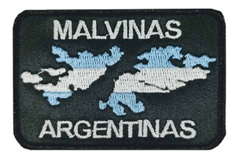 Parche Aplique Bordado Islas Malvinas Argentinas