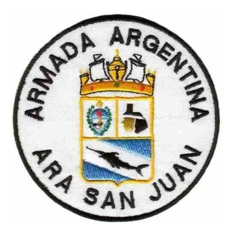 Parche Bordado Ejercito Armada Argentina Ara San Juan 9 5cm